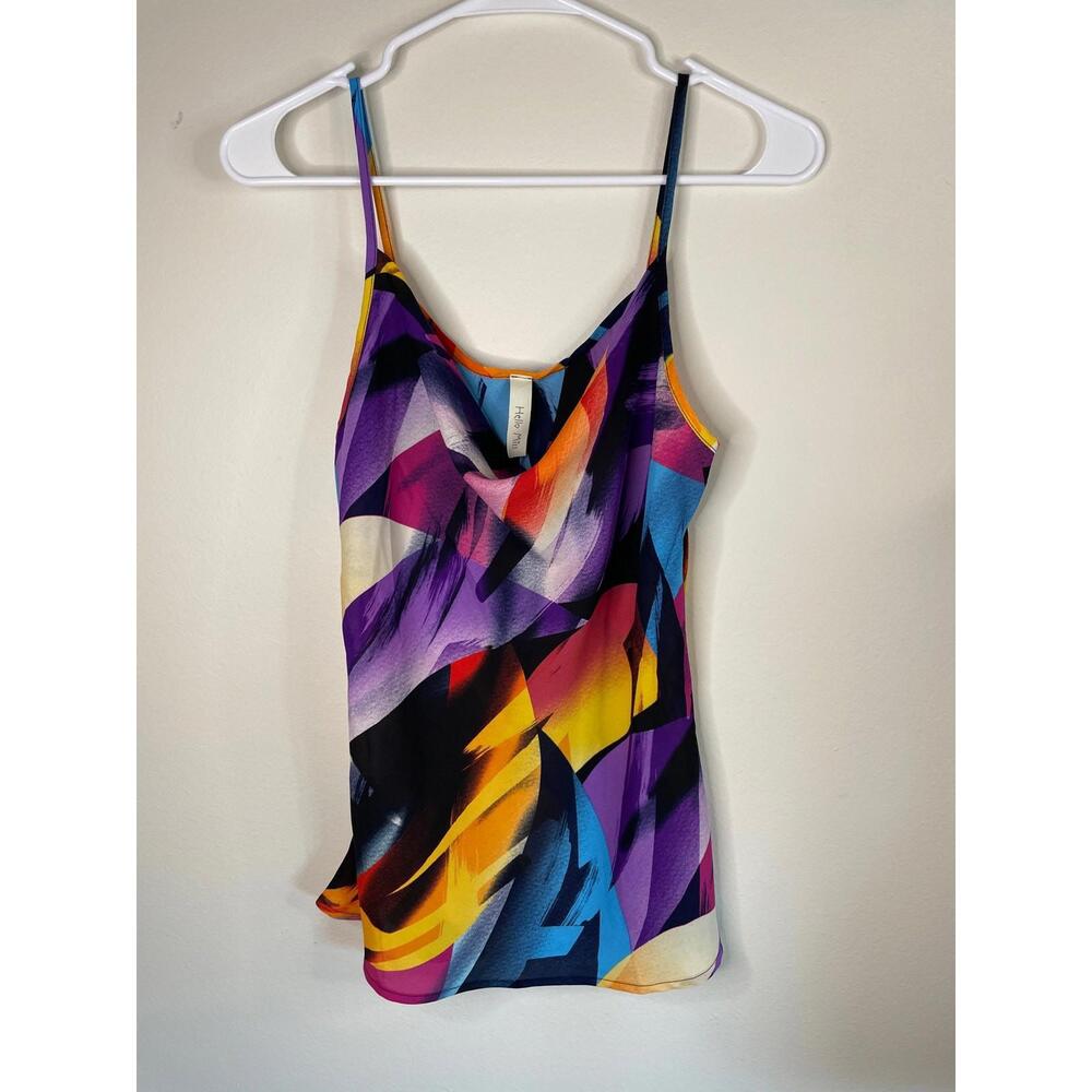 Hello Miss Abstract Tank Top Size S